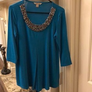Brand new teal blue tunic